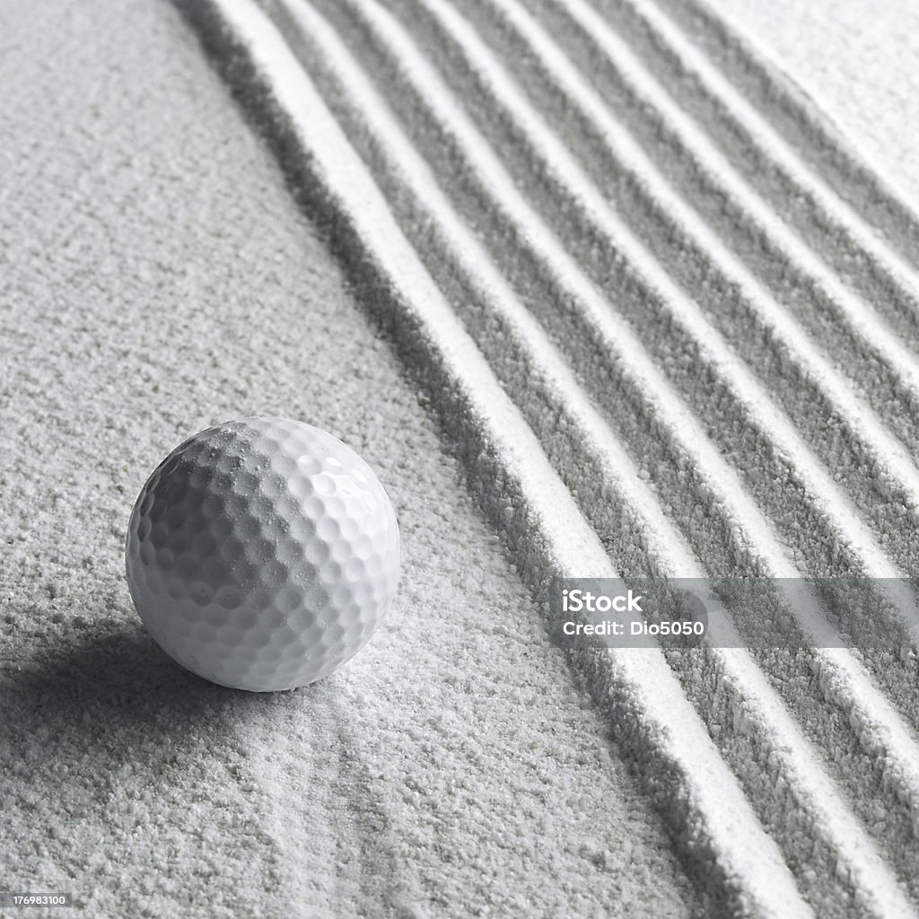 Мяч песок - Стоковые фото Гольф роялти-фри