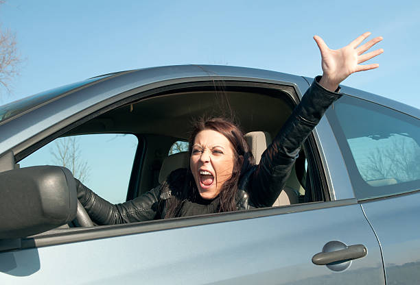 istock angry woman in the car 176983513