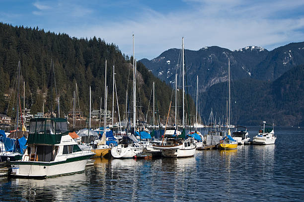 istock Boats docked at Deep Cove marina, North Vancouver 176983709