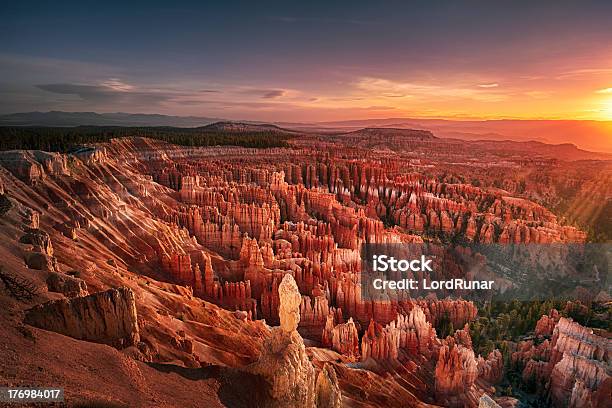 Dawn Over Bryce Canyon Stock Photo - Download Image Now - Bryce Canyon National Park, Utah, Bryce Canyon