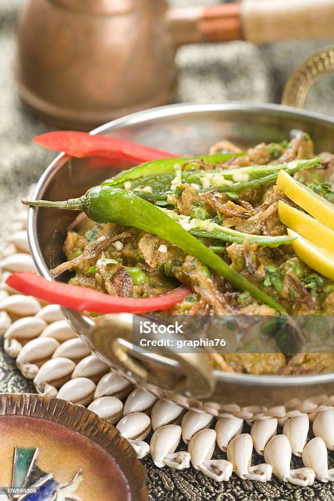 Indian food Baingan Bharta "Indian food, eggplant in spices, Baingan Bharta" Asian Culture Stock Photo