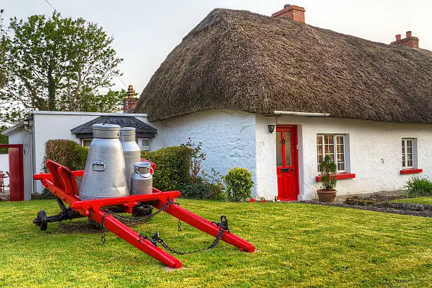 Photo of Irish traditional cottage house