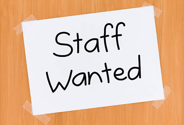istock Staff Wanted Sign on Door 176985002