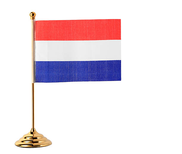 istock Netherlands flag isolated on white background 176985339