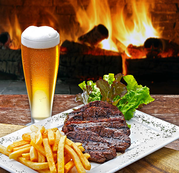 Grilling with beer