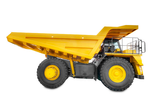 istock Large haul truck side 176986002