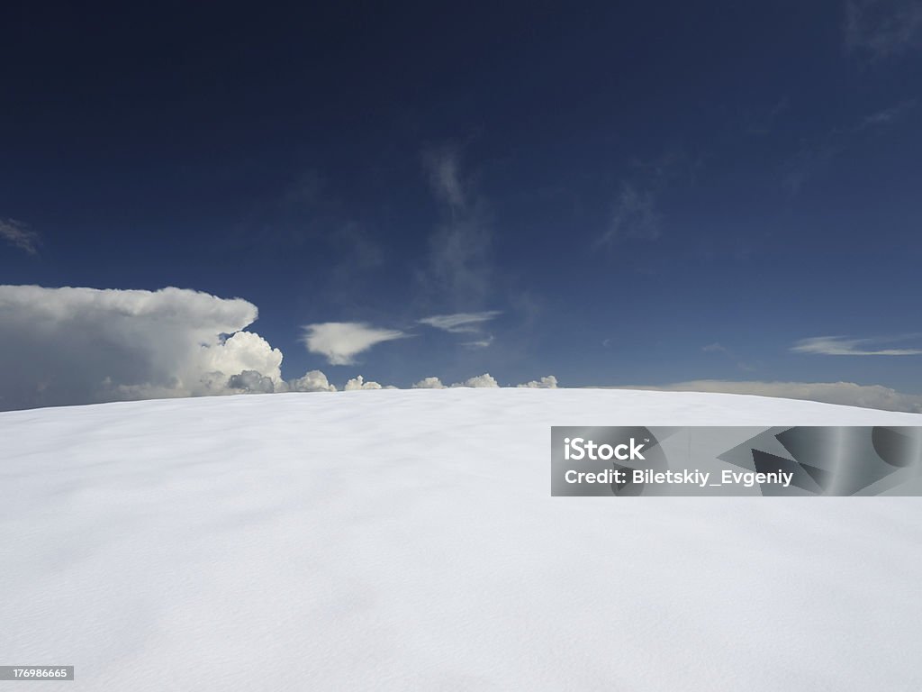 Neve simples - Foto de stock de Azul royalty-free