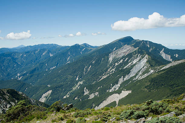 summer mountain scenic stock photo