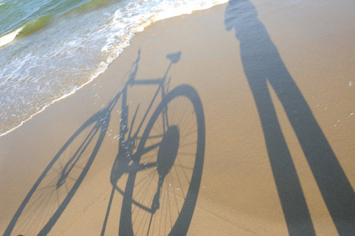 Bike on the sand