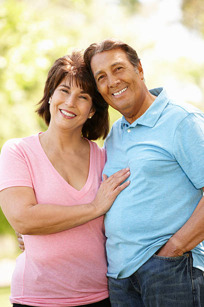 istock Senior Hispanic couple outdoors 176987744