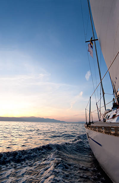 istock Sailing boat in the sea 176988619