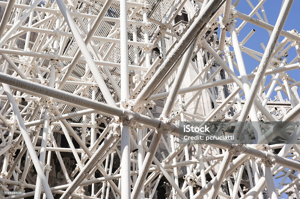 White Baugerüst - Lizenzfrei Abstrakt Stock-Foto