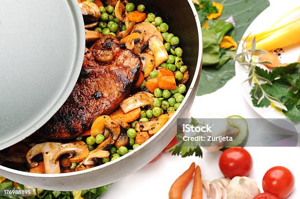 Preparing Meat And Vegetables For Lunch Stock Photo - Download Image Now - Bean, Beef, Carrot