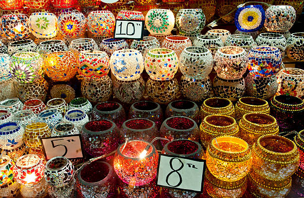 istock Lamps on display at the Covered Bazaar in Istanbul Turkey 176988922