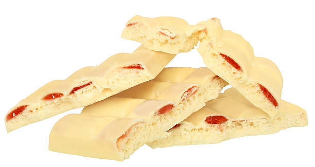 istock Heap white chocolate with strawberry jam. 176988978