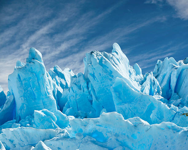 glaciar perito moreno. - patagonia el calafate horizontal argentina fotografías e imágenes de stock