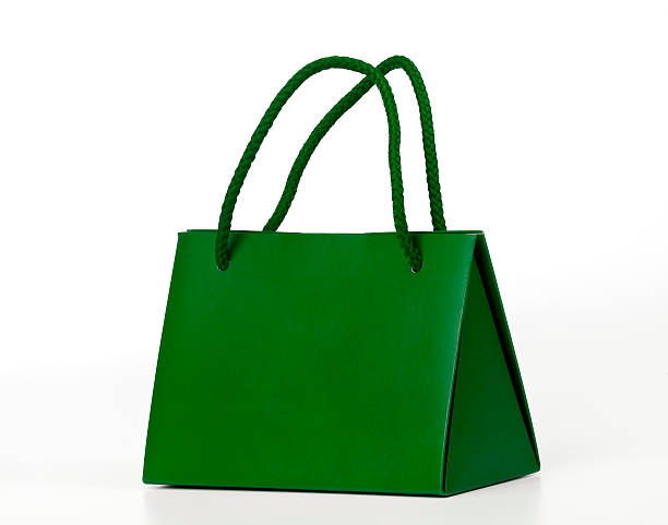 istock Green shopping bag 176989454