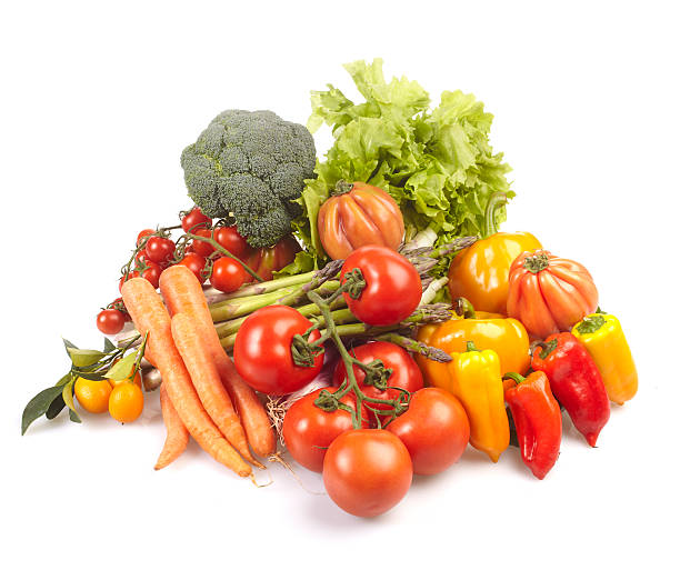 mixed vegetables stock photo
