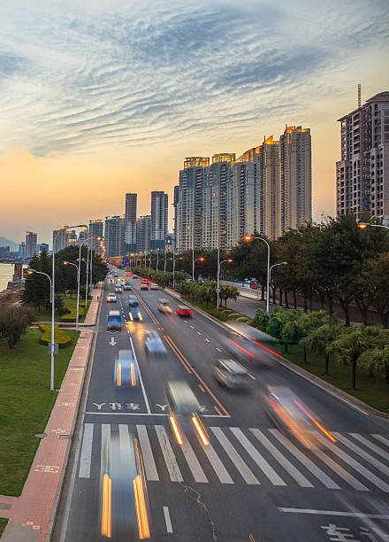 istock Twilight view of traffic jam on city 176990091
