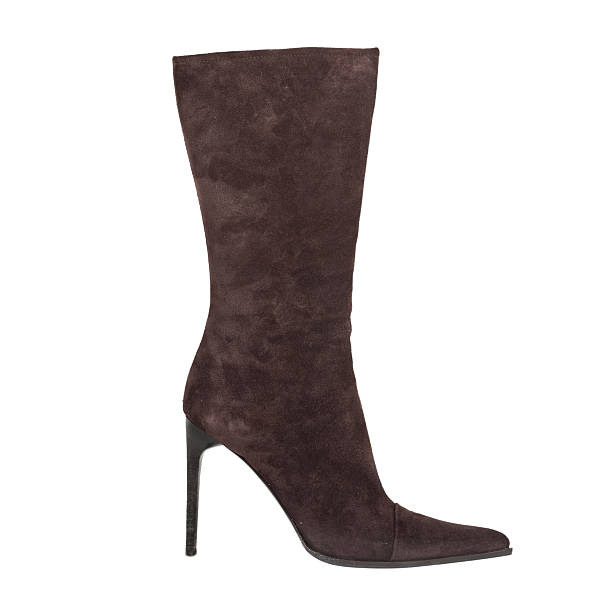 istock Brown fashion boot isolated on white 176990215