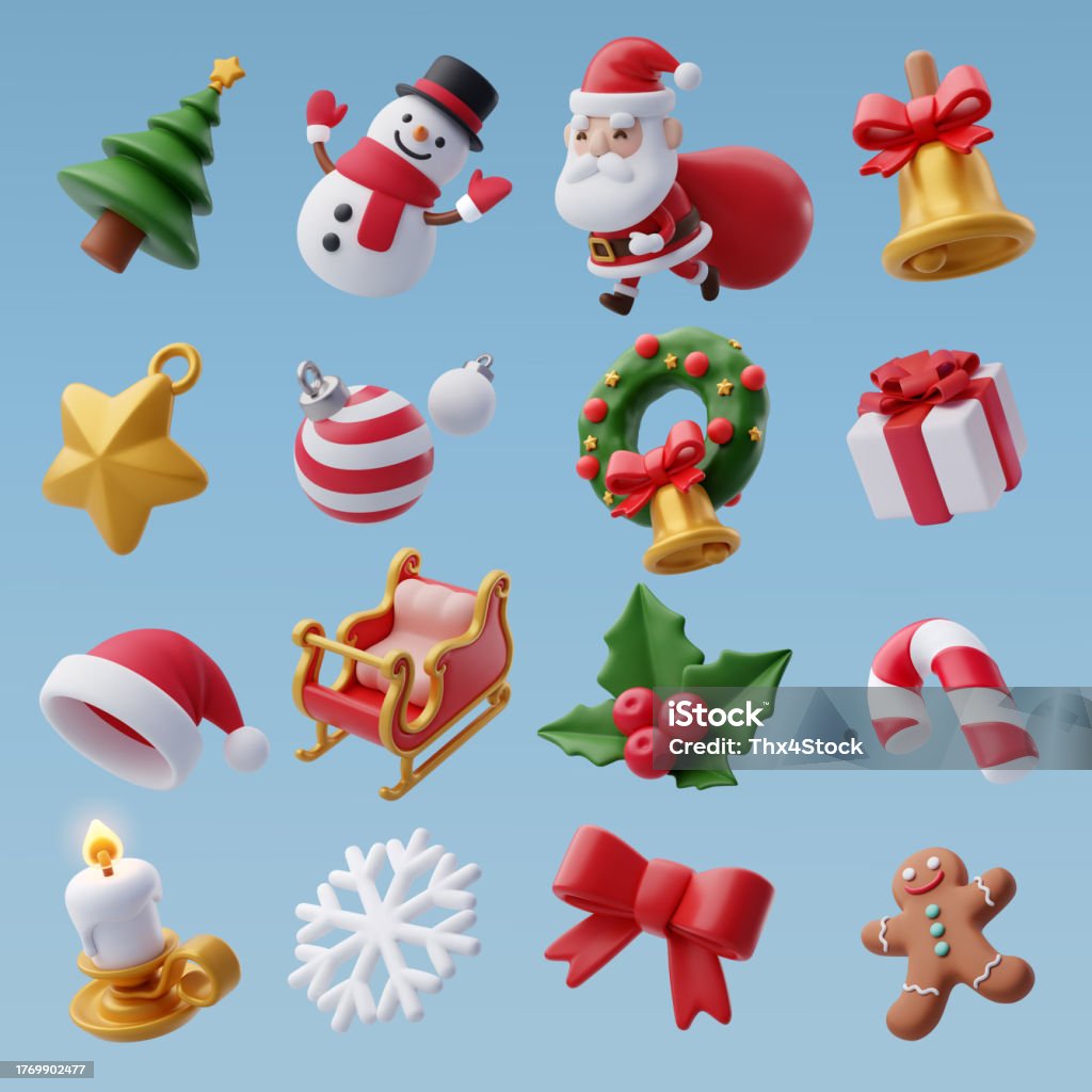3Dクリスマスアイコン、メリークリスマス、新年あけましておめでとうございますコンセプトのコレクション。 - クリスマスのロイヤリティフリーベクトルアート 3Dクリスマスアイコン、メリークリスマス、新年あけましておめでとうございますコンセプトのコレクション。 - クリスマスのロイヤリティフリーベクトルアート