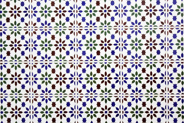 Tiles of a traditional Andalusian house.