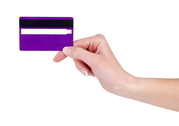 istock Female hand holding credit card 176990352