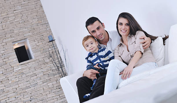 istock happy young family have fun  at home 176990464