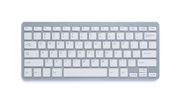 コンピューターのキーボード、クリッピングパス - computer equipment computer computer keyboard enter key ストックフォトと画像