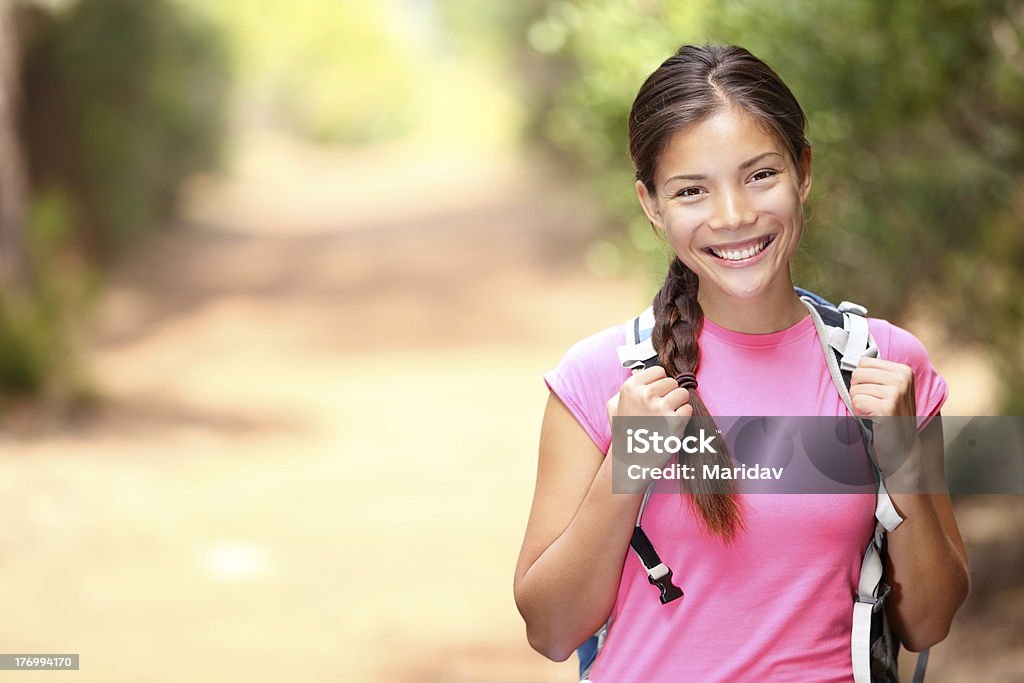 Mulher com sapatos de caminhada Retrato - Royalty-free 20-24 Anos Foto de stock