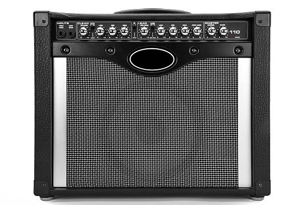 Guitar Amplifier - Gitarrenverstärker Guitar Amp regler stock pictures, royalty-free photos & images