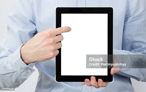 Foto de Tablet Computador e mais fotos de stock de Computador - Computador, Comunicação, Dedo humano