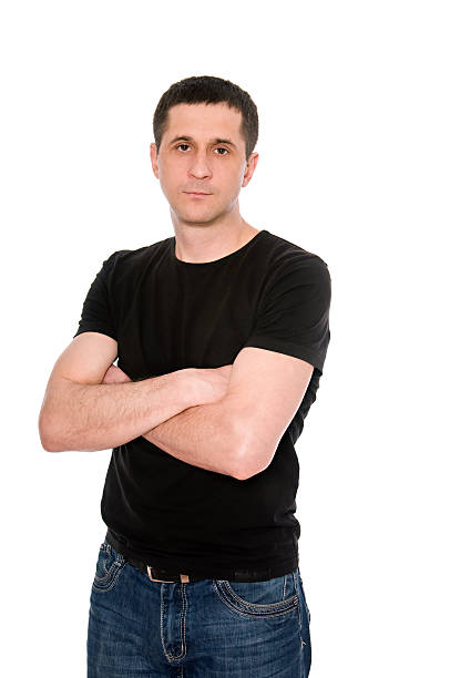 istock man in black T- shirt 176994251