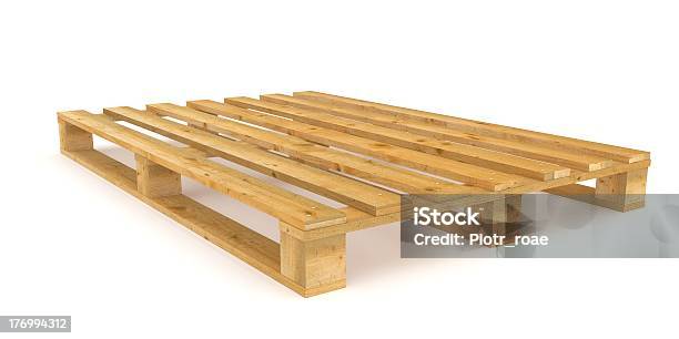 Euro Pallets Stock Photo - Download Image Now - Artist's Palette, Box - Container, Built Structure