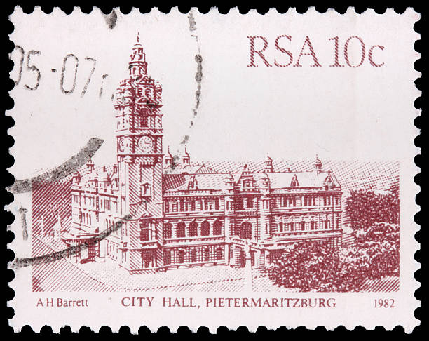 Ten-cent stamp printed in South Africa