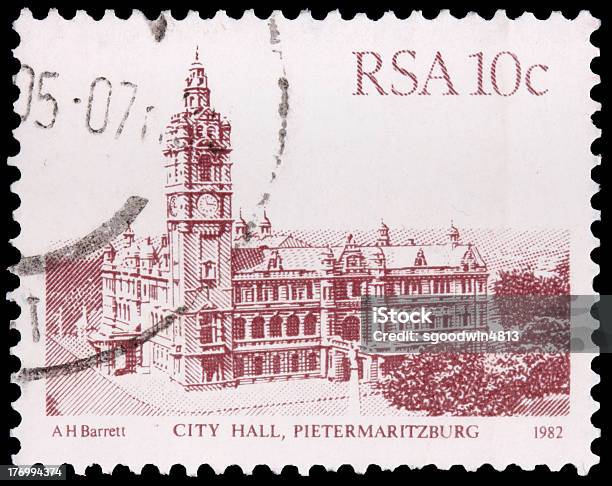 Десять Процентов Stamp Printed In South Africa — стоковые фотографии и другие картинки 1982 - 1982, Африка, Без людей