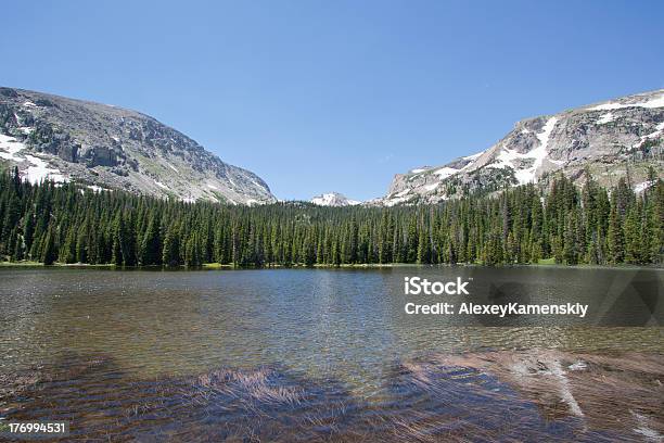 Ouzel Lake In Rocky Mountains Stock Photo - Download Image Now - Blue, Colorado, Forest