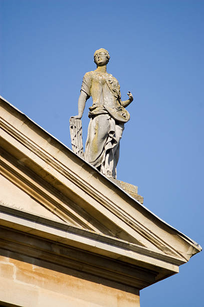istock Law Statue, Queen's College, Oxford 176995081