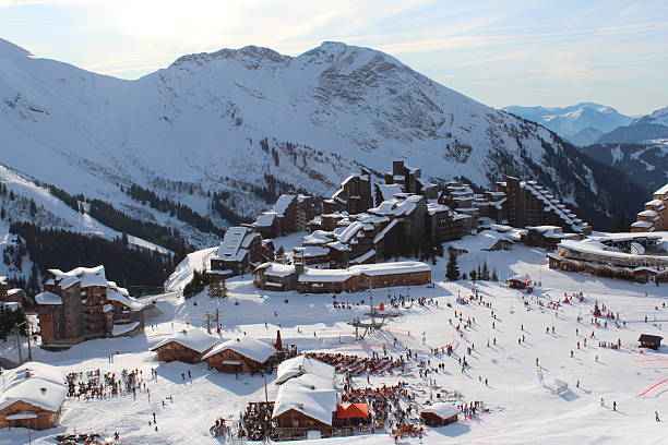 Avoriaz in FranceSolar gate