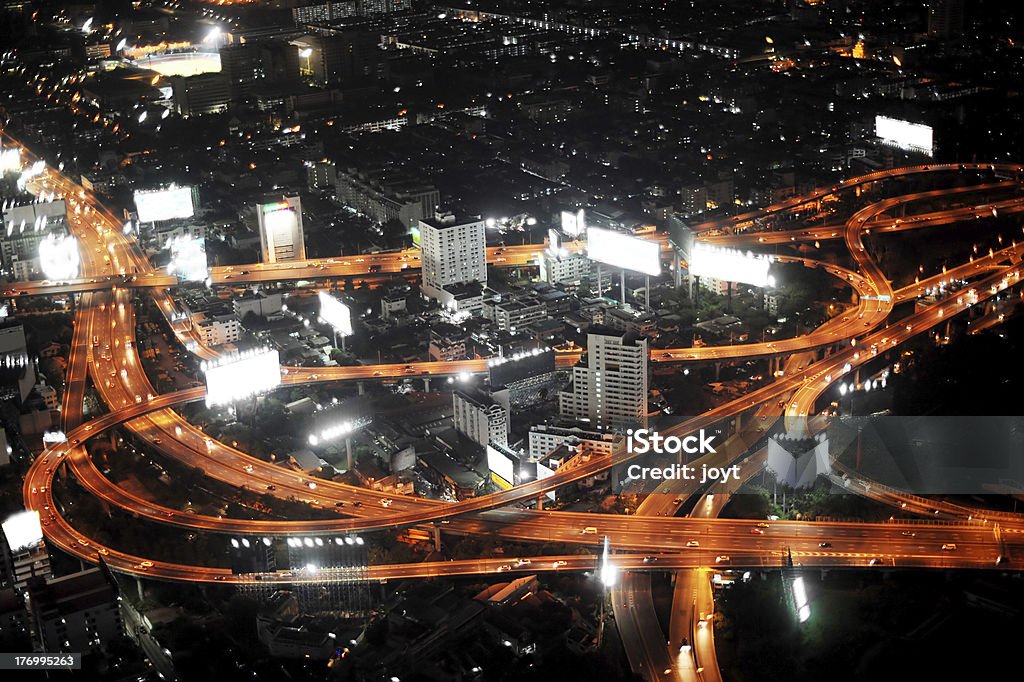 Bangkok a highway - Foto de stock de Arquitetura royalty-free