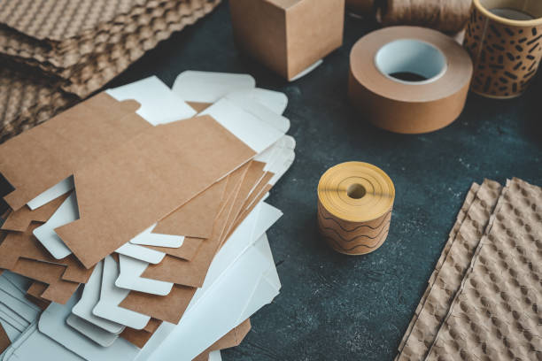 istock Craft set of goods for product packaging 1769956326