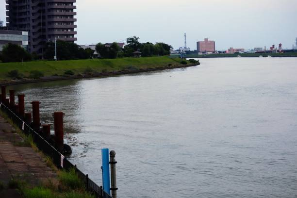 istock Evening scenery of the Shinano River 1769956579
