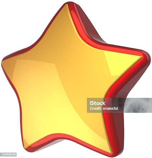 A Forma Di Stella Doro Premio Icona Di Concetto Successo - Fotografie stock e altre immagini di A forma di stella