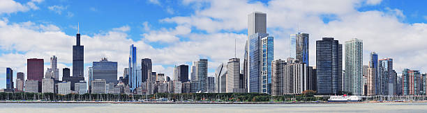 istock Chicago city urban skyline panorama 176996705
