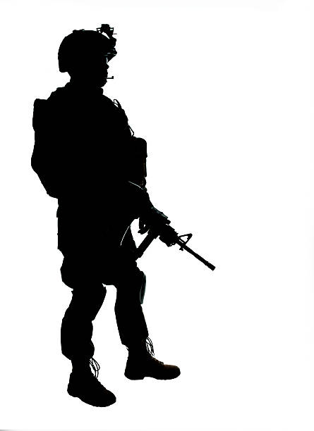 US soldier stock photo