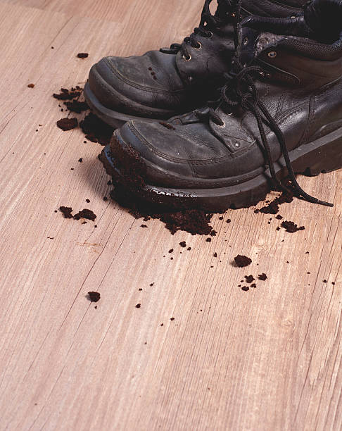 istock Shoes on the floor 176997481