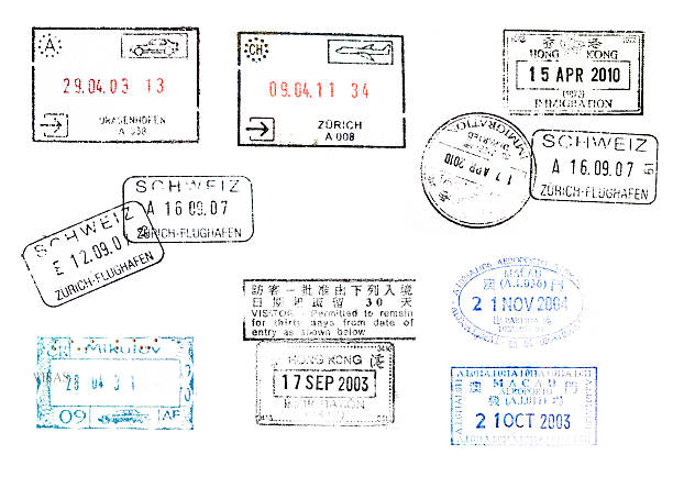 istock immegration stamps on passport from many countries 176998186