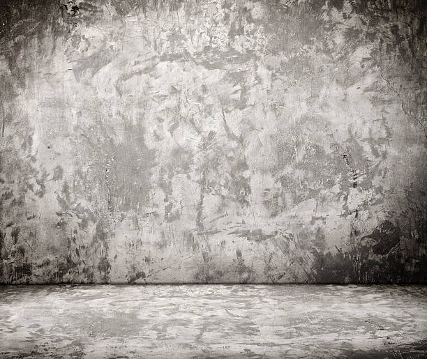 istock room with grunge concrete wall, cement floor 176999171