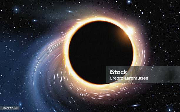 Black Hole Digital Painting Stock Illustration - Download Image Now - Black Hole - Space, Astronomy, Computer Graphic