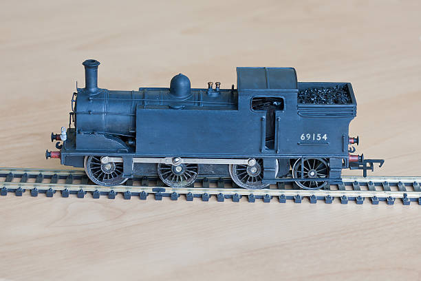 Model Steam Train stock photo